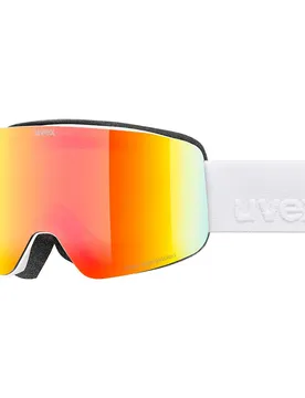 Masque De Ski Pwdr Fm White Matt Supravision Green-Clear/CAT2 Homme