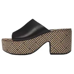 Sandali Con Tacco Graphic Weave Black EU 36