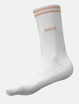 Snocks Socken Unisex Weiß 35-38