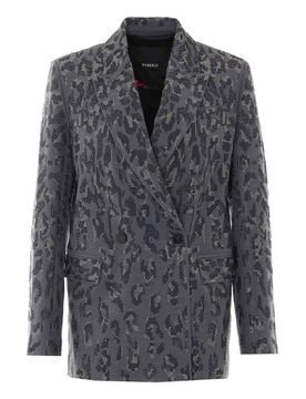 Mulberry giacca giaguaro grigia