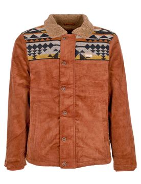Giacca Workwear Uomo Trapas Jacket Red Brown