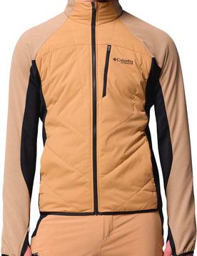 Warme und leichte Jacke Arctic Crest Hybrid Full Zip Canoe Black für Herren Größe L Braun