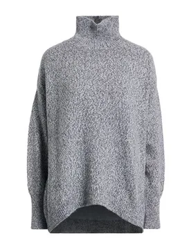 Rollkragenpullover Damen Grau S Damen - FILBEC - FashionsVida