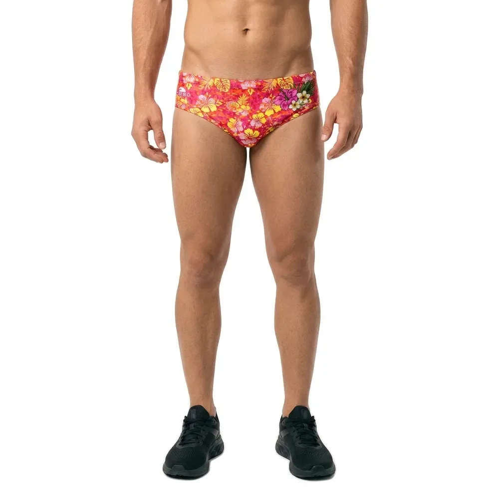 Mr-tiki Wp Swimming Brief Orange L Men - TURBO - FashionsVida