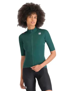Giacca A Maniche Corte Fiandre Light Shrub Green - Sportful - FashionsVida