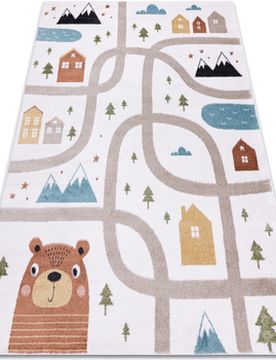 Teppiche Teppich Fun Polar Für Kinder, Straßen, Wald, 140x190 Cm 140x190 Cm