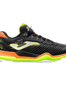 Point Clay Shoes Orange / Black UK 6 - Joma - FashionsVida