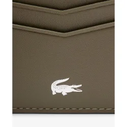 Billetera de hombre pequeña ossian de piel en ivy green