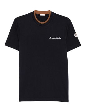 Moncler T-shirt in cotone con logo