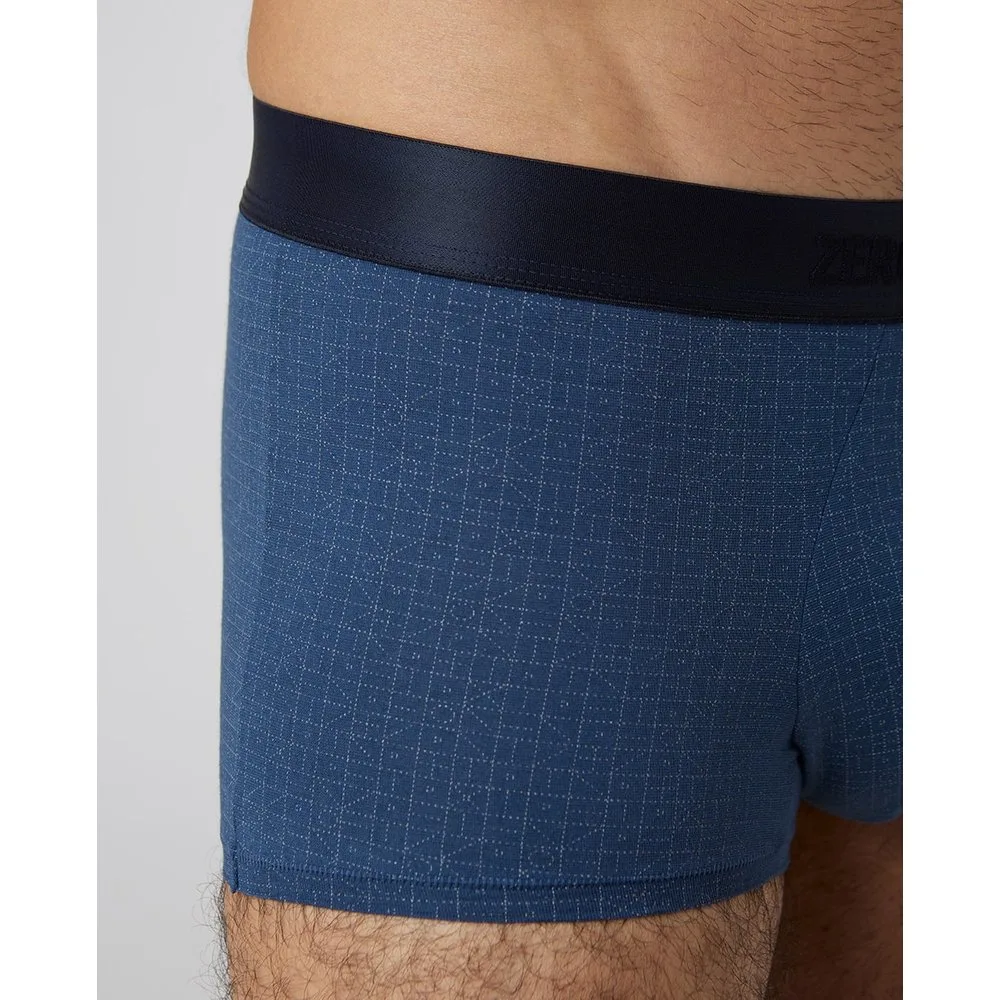 Bóxer de punto de hombre de algodón egipcio estampado - ZD - FashionsVida