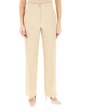 Pantalone misto viscosa BEIGE M - VICOLO - FashionsVida