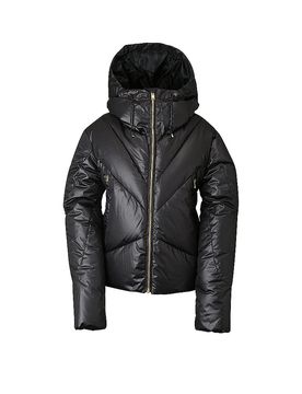 Chaqueta de esquí para mujer Irregular Cutting Down negro 40