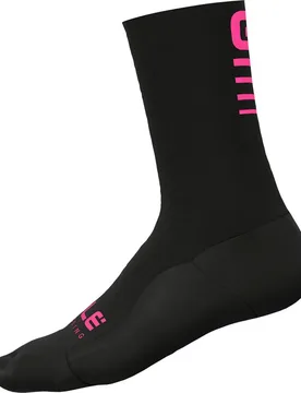 Calzini Lunghi Strada 2.0 Black / Fluor Pink - Ale - FashionsVida