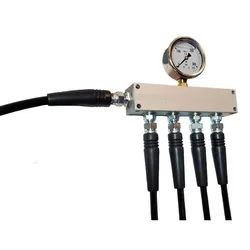 Blocco Collettore Con Manometro G 1/´´ Inlet Outlets