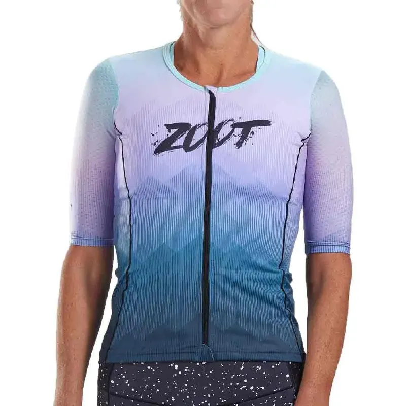 Maglia Da Triathlon A Maniche Corte Ltd Aero Red / Orange