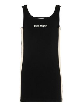 Palm Angels Vestito Con Stampa Logo