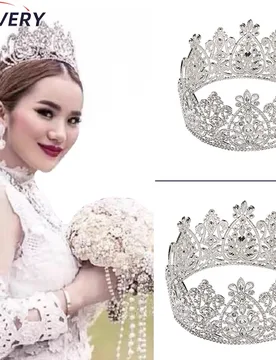 Levery 2024 New Crystal Royal Queen King Tiaras and Crowns Pageant Hair Ornaments Wedding Hair Jewelry - Aliexpress - FashionsVida