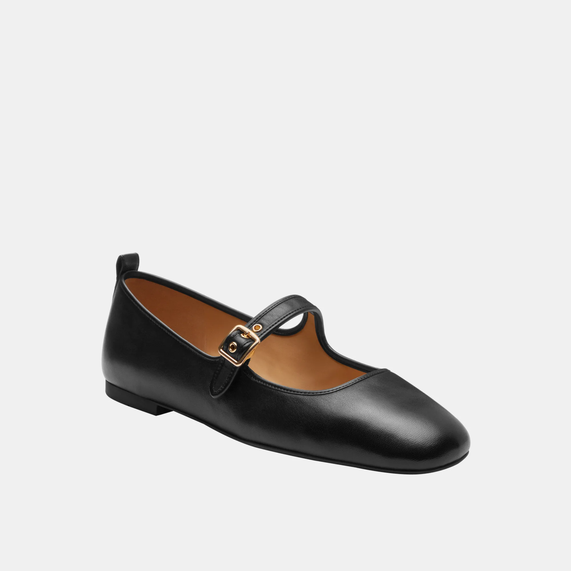 Womens C Rivet Leather Mary Jane - Black - Size Uk 9 - Coach - FashionsVida