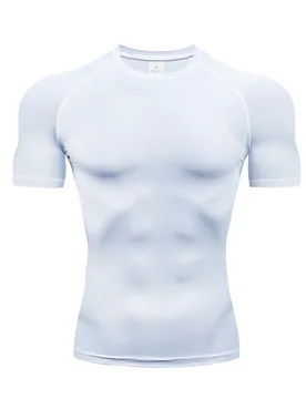 Men's LONSDALE Sports Tight Fitting Clothes, Fitness Running Training Clothes, Elastic Quick Drying Clothes, Short Sleeved T-shi - Aliexpress - FashionsVida