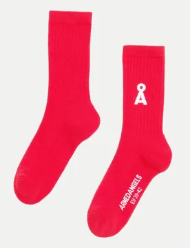 Socken mit Logo-Print Rot 35-38 - Armedangels - FashionsVida