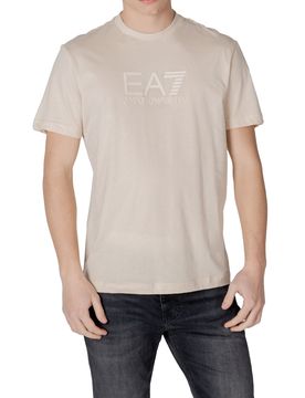 Ea7 Herren T-Shirt Beige 483961