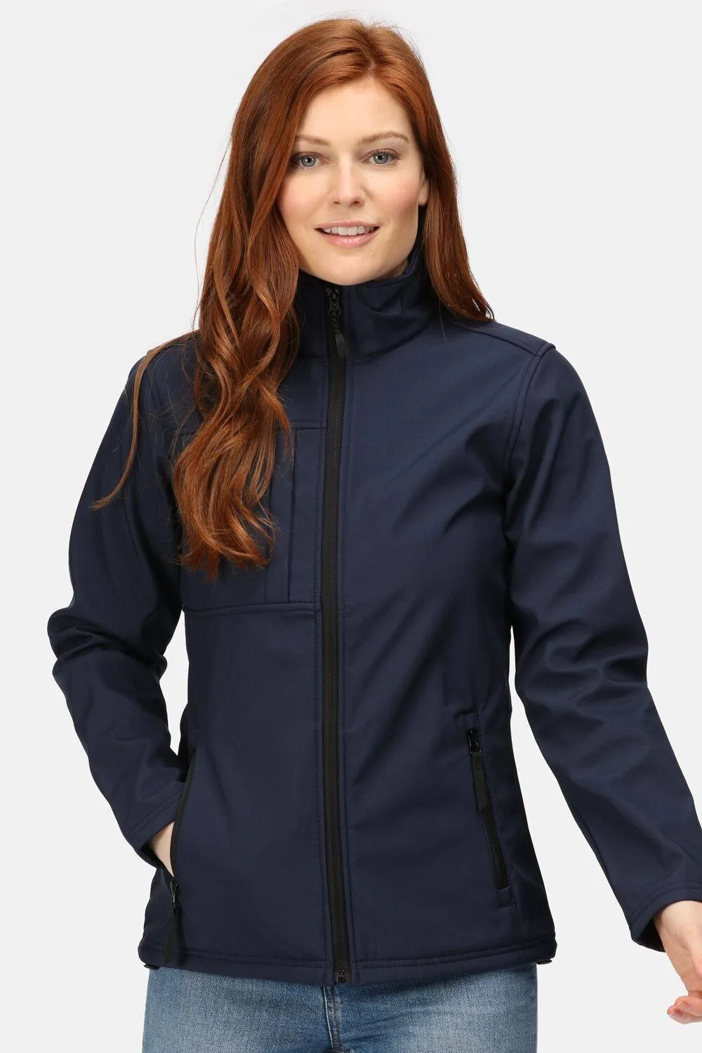 Women's Octagon Waterproof Softshell Jacket in Mid Navy Size: 10 - Mid Navy - Size: 10 - Regatta - FashionsVida