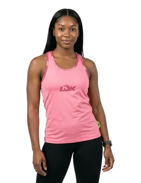 Edgeray Sleeveless T-shirt Red M - Lok - FashionsVida