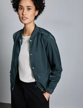 Satin-Blouson female Grün - Street One - FashionsVida