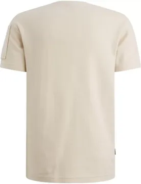 XXXL structured pique badge male