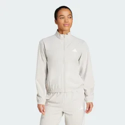 Giacca da riscaldamento Train Essentials 3-Stripes Woven L Beige / White
