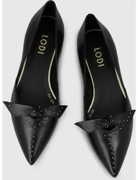 Bailarinas de mujer en piel y tachas - Lodi - FashionsVida
