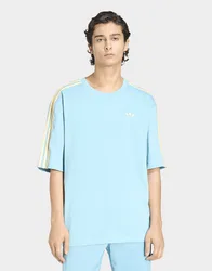 Mens T-shirt Adicolor 3-stripes Oversized - Blu, blu blu Uomo taglia L