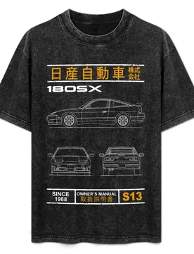 Blueprint of the 180SX T-Shirt Sports Casual Breathable Tee Shirt - Aliexpress - FashionsVida