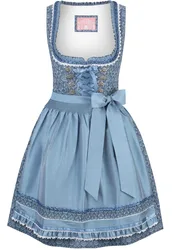 Dirndl Ruby (blau, Gr. 34) von Wiesnwuid für Damen, 100% Baumwolle