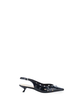 Décolleté slingback pelle NERO 36
