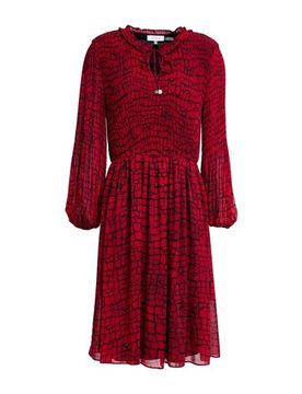 Vestido midi Mujer Rojo S,XS Mujer