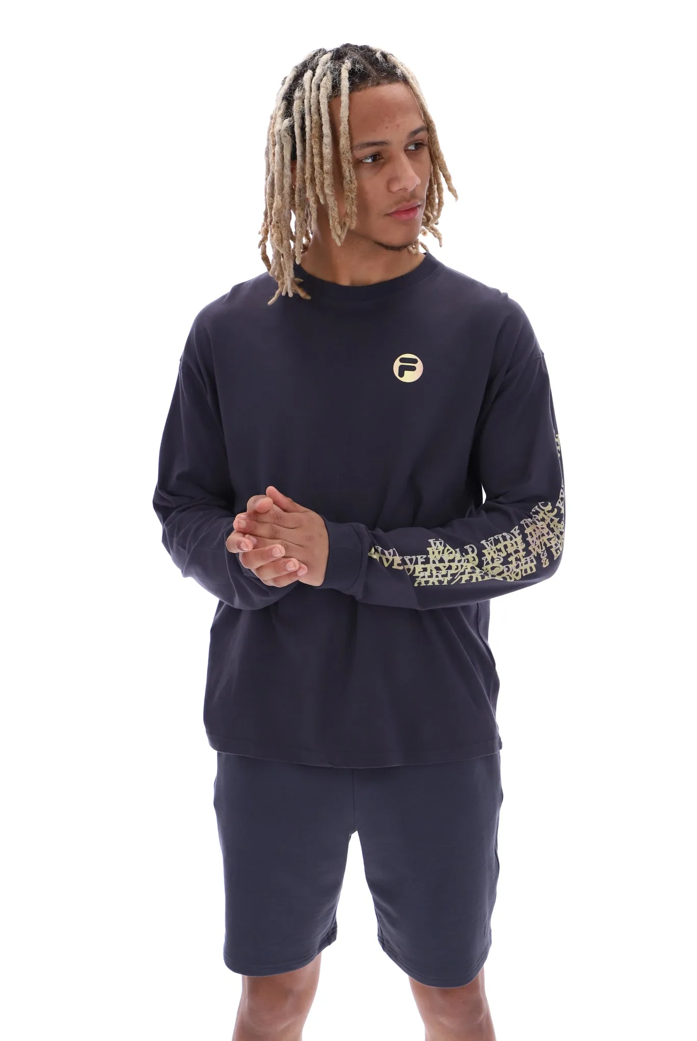 Fredrick Graphic Long Sleeve T-Shirt - XS - FILA - FashionsVida