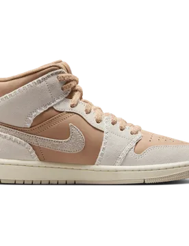 Aj1 Mid Donna - Sneakers Marrone - Taglia 38 - Rete/Sintetico 38 - Jordan - FashionsVida