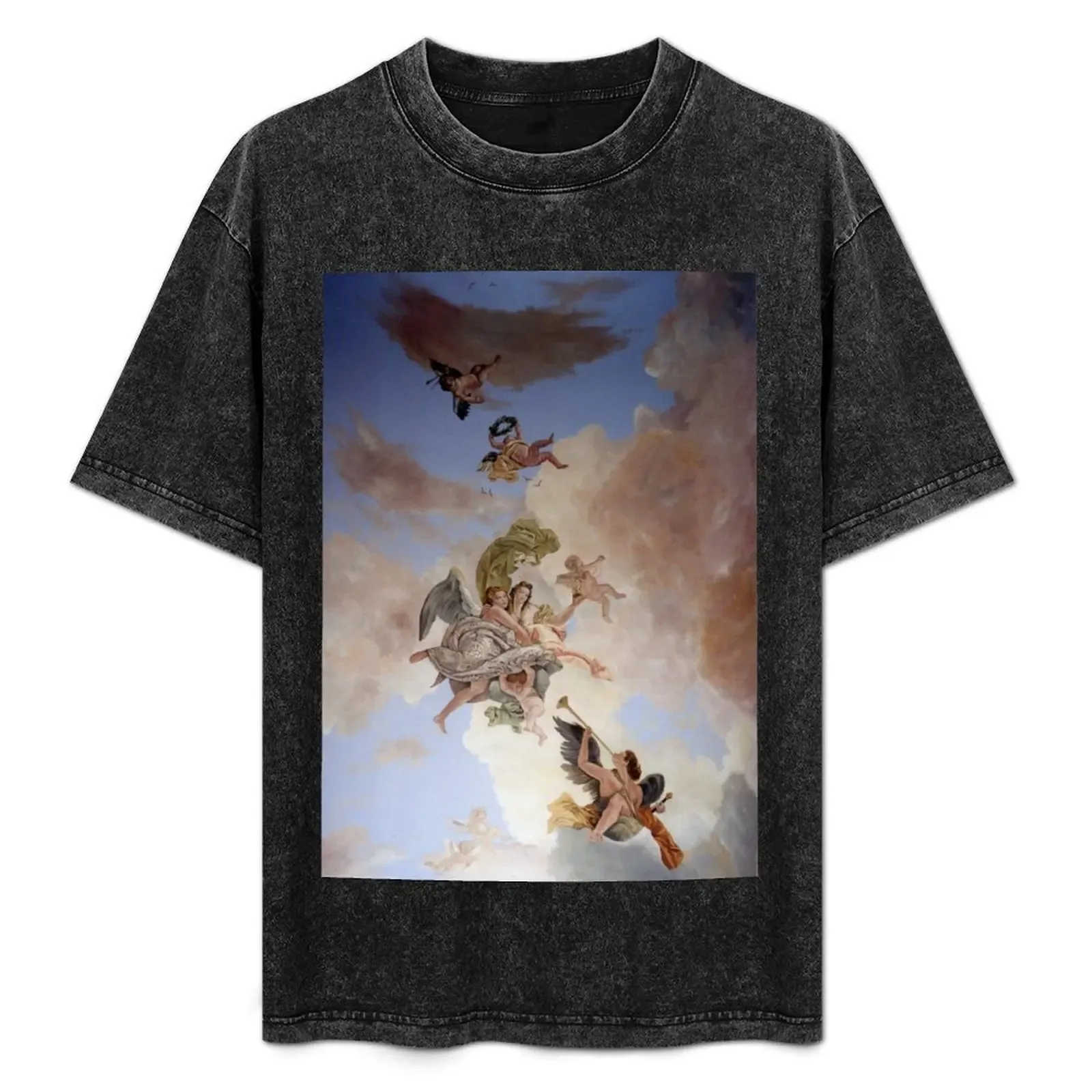 Renaissance Angels and Clouds T-Shirt Large Size Basic Casual T-Shirt - Aliexpress - FashionsVida