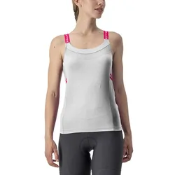 Maglia Senza Maniche Bavette Ivory / Red Persian