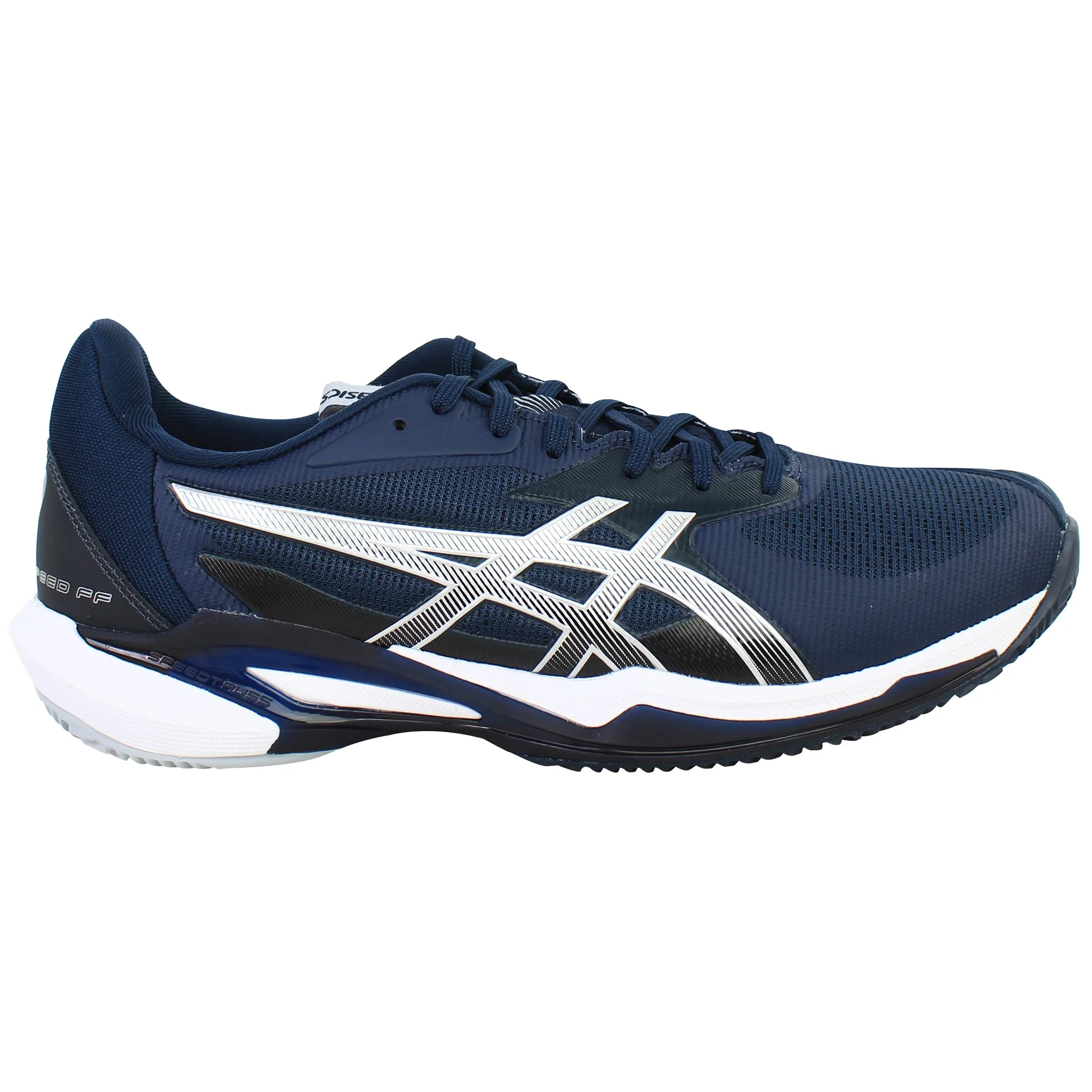 Solution Speed Ff 3 Clay Mens Navy Padel Shoes - Blue - Size Uk 7.5 - Asics - FashionsVida