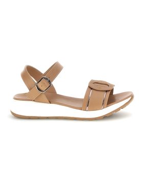 Sandali beige con cinturino regolabile suola comfort Bza2423820 37