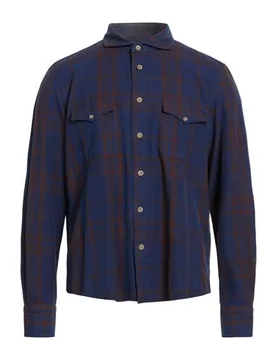 Camisa Hombre Azul marino L Hombre - Finamore 1925 - FashionsVida