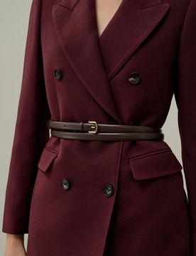 Ceinture Cuir Double Bride M - 1,5 cm Vachette Premium
