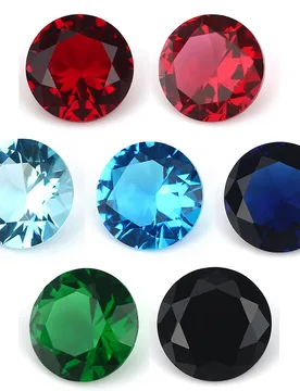 Size 4.0mm-10mm 50pcs Round Shape Loose Glass Stone Rose Red Color Blue Green White Black - Aliexpress - FashionsVida