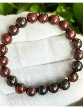 New Jewelry Bracelet 8mm Natural Black Meteorite Quartz Crystal Beads Bracelet 7.5“ - Aliexpress - FashionsVida