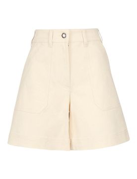 Shorti di gabardina di cotone