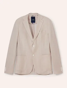 Leinensakko, Regular Fit#noch offen: Größenlauf, Farbe Beige, 60, kühlender Leinenmix knitterarm Herren - Walbusch - FashionsVida