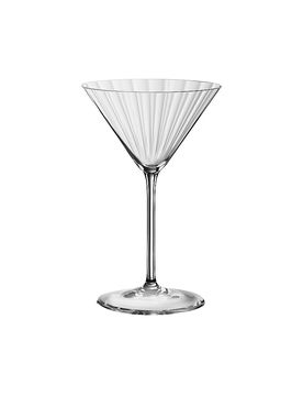 Juego de 4 copas de Martini transparente