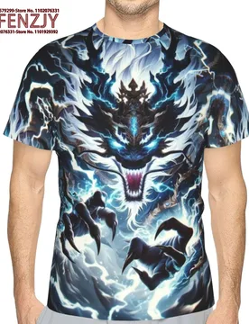 Novel Chinese Dragon 3D Printed Short Sleeve Men's T-shirt Summer Casual Animal T-shirt Fashion Street Pullover Tee Shirts - Aliexpress - FashionsVida